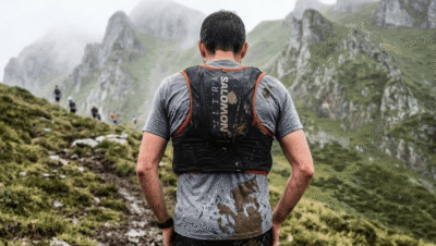 Mochila Salomon usada lista para el servicio de reparación de Salomon en España